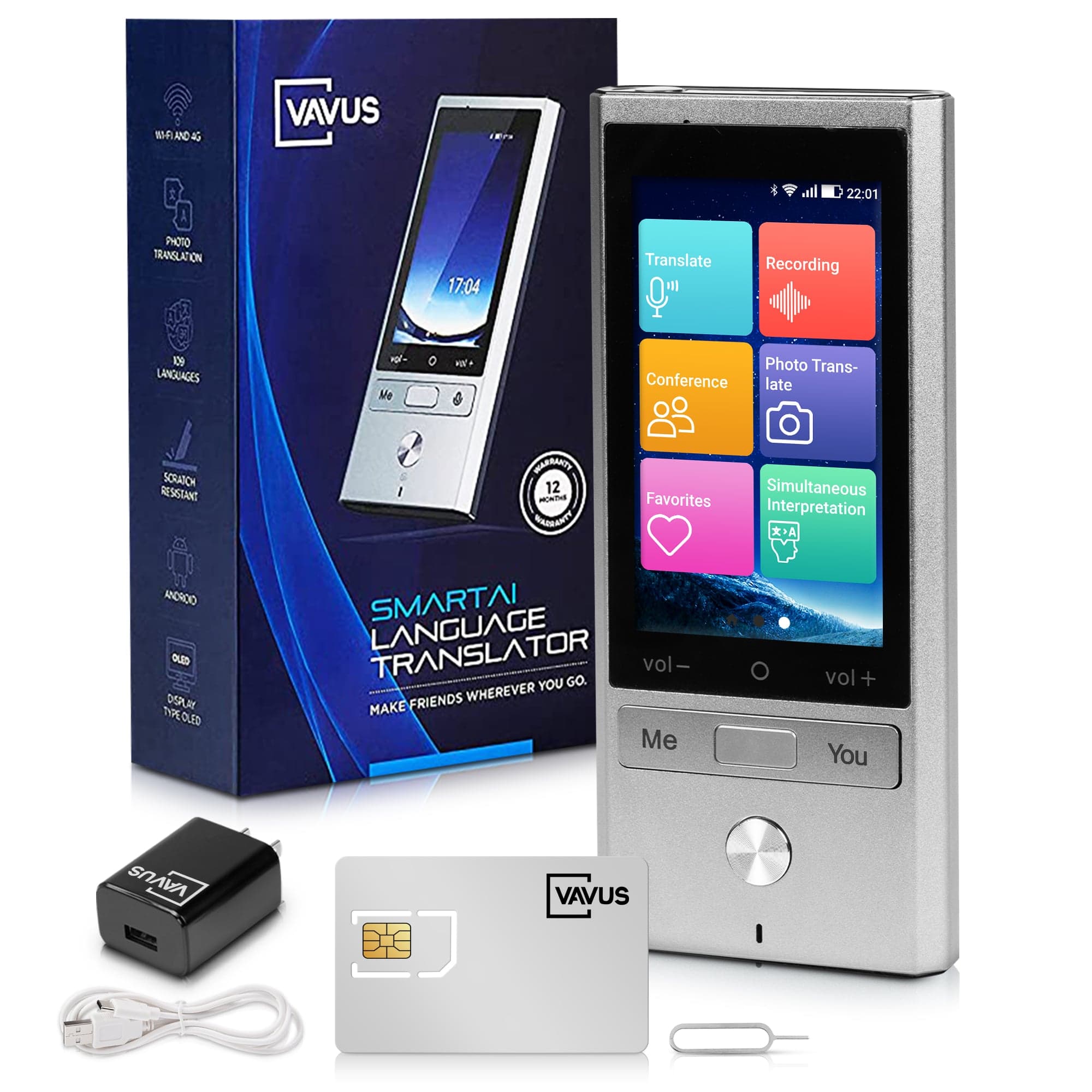 Original Vavus 1.1 translator with its packaging and accessories